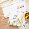 image:imageCR Gibson Blooming Beginnings First 5 Years Gender Neutral Baby Memory Book 875 W x 113 L with 48 Guided Pages MulticolorAlways on the Go