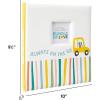 image:imageCR Gibson Blooming Beginnings First 5 Years Gender Neutral Baby Memory Book 875 W x 113 L with 48 Guided Pages MulticolorAlways on the Go