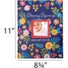 image:imageCR Gibson Blooming Beginnings First 5 Years Gender Neutral Baby Memory Book 875 W x 113 L with 48 Guided Pages MulticolorBlooming Beginnings