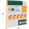 image:imageCR Gibson Blooming Beginnings First 5 Years Gender Neutral Baby Memory Book 875 W x 113 L with 48 Guided Pages MulticolorLittle Darling