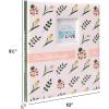 image:imageCR Gibson Blooming Beginnings First 5 Years Gender Neutral Baby Memory Book 875 W x 113 L with 48 Guided Pages MulticolorLittle Snuggle Bug