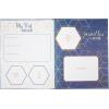 image:imageCR Gibson Blooming Beginnings First 5 Years Gender Neutral Baby Memory Book 875 W x 113 L with 48 Guided Pages MulticolorStarry Dreams