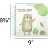 image:imageCR Gibson Blooming Beginnings Gender Neutral Baby Photo Album Book Holds 64 Photos 85 x 9 MulticolorForest Friends