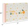 image:imageCR Gibson Blooming Beginnings Gender Neutral Baby Photo Album Book Holds 64 Photos 85 x 9 MulticolorLittle Darling