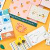 image:imageCR Gibson Blooming Beginnings Gender Neutral Baby Photo Album Book Holds 64 Photos 85 x 9 MulticolorLittle Darling