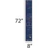 image:imageCR Gibson Blooming Beginnings Vinyl Baby Growth Chart for Walls 8 x 72 MulticolorBlooming Beginnings