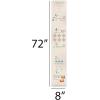 image:imageCR Gibson Blooming Beginnings Vinyl Baby Growth Chart for Walls 8 x 72 MulticolorForest Friends