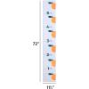 image:imageCR Gibson Blooming Beginnings Vinyl Baby Growth Chart for Walls 8 x 72 MulticolorLittle Darling