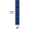 image:imageCR Gibson Blooming Beginnings Vinyl Baby Growth Chart for Walls 8 x 72 MulticolorStarry Dreams