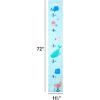 image:imageCR Gibson Blooming Beginnings Vinyl Baby Growth Chart for Walls 8 x 72 MulticolorWorld is Your Oyster