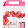 image:imageCR Gibson CBGL25535 Love is Love Balloon Garland Arch Kit 16 Foot Arch 325 Foot Rainbow Fringe 3 Rainbow Mylar Heart Balloons and More Over 60 PiecesHowdy