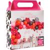 image:imageCR Gibson CBGL25535 Love is Love Balloon Garland Arch Kit 16 Foot Arch 325 Foot Rainbow Fringe 3 Rainbow Mylar Heart Balloons and More Over 60 PiecesHowdy