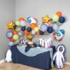 image:imageCR Gibson CBGL25535 Love is Love Balloon Garland Arch Kit 16 Foot Arch 325 Foot Rainbow Fringe 3 Rainbow Mylar Heart Balloons and More Over 60 PiecesOut of this World