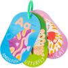 image:imageCR Gibson Flash Cards for Babies and Toddlers  Early Learning Fun Card Set with Ring 20Count Amazing Animals ABCABCs