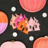 image:imageCR Gibson Haunted House Kailo Chic 3Ply Halloween Disposable Paper Cocktail Napkins 5 x 5 MulticolorHaunted House
