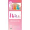 image:imageCR Gibson Kailo Chic Acrylic Bunny Spring and Easter Decorations Sizes Vary Teal and Blue 3 PiecesPink  Lavender