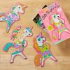 image:imageCR Gibson Kids Puzzles  Double Sided Jumbo Puzzle for Toddlers and Preschoolers 32Piece Bananas for YouDress Up Unicorn