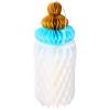 image:imageCR Gibson Pink Baby Bottle Honeycomb Set2  Decorative Baby Shower Honeycomb Dcor Nursery Party DecorBlue