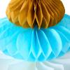 image:imageCR Gibson Pink Baby Bottle Honeycomb Set2  Decorative Baby Shower Honeycomb Dcor Nursery Party DecorBlue