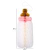 image:imageCR Gibson Pink Baby Bottle Honeycomb Set2  Decorative Baby Shower Honeycomb Dcor Nursery Party DecorPink