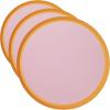 image:imageCR Gibson TW1225056 Kailo Chic Disposable Paper Dinner Plate Set for Parties 105 Diameter Lavender and Orange 8pcsLavender  Orange