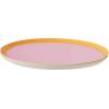 image:imageCR Gibson TW1225056 Kailo Chic Disposable Paper Dinner Plate Set for Parties 105 Diameter Lavender and Orange 8pcsLavender  Orange