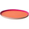 image:imageCR Gibson TW1225056 Kailo Chic Disposable Paper Dinner Plate Set for Parties 105 Diameter Lavender and Orange 8pcsPink  Coral