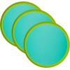 image:imageCR Gibson TW1225056 Kailo Chic Disposable Paper Dinner Plate Set for Parties 105 Diameter Lavender and Orange 8pcsTeal  Green