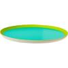 image:imageCR Gibson TW1225056 Kailo Chic Disposable Paper Dinner Plate Set for Parties 105 Diameter Lavender and Orange 8pcsTeal  Green