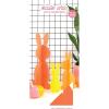 image:imageCR Gibson Kailo Chic Acrylic Bunny Spring and Easter Decorations Sizes Vary Teal and Blue 3 PiecesCoral  Orange  Yellow