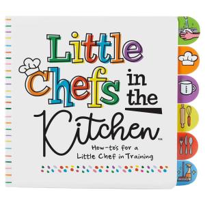 image:imageCR Gibson BBBT24941 Kids in The Kitchen Tabbed Board Book for Toddlers 6 Pages and 75 x 75 Multicolor