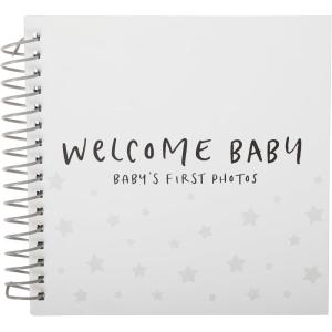 image:imageCR Gibson Blooming Beginnings Gender Neutral Baby Photo Album Book Holds 64 Photos 85 x 9 MulticolorLittle Moon