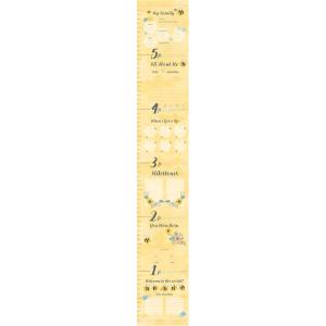 image:imageCR Gibson Blooming Beginnings Vinyl Baby Growth Chart for Walls 8 x 72 MulticolorSweet as Can Bee