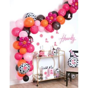 image:imageCR Gibson CBGL25535 Love is Love Balloon Garland Arch Kit 16 Foot Arch 325 Foot Rainbow Fringe 3 Rainbow Mylar Heart Balloons and More Over 60 PiecesHowdy