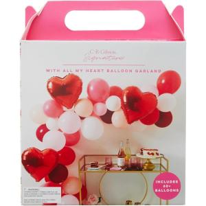 image:imageCR Gibson CBGM25325 Holiday Candy Cane Themed Celebration Balloon Garland Arch Kit 16 Foot Arch Multicolor over 60pcsWith all my Heart