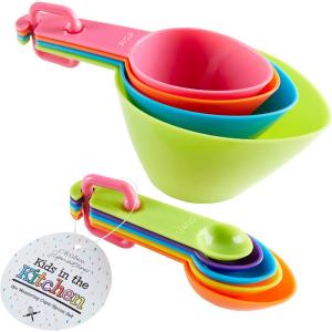image:imageCR Gibson Kids Games  Little Chef Kitchen Activity Set for Toddlers and Preschoolers 2Piece Rolling Pin amp MatMeasuring Spoons