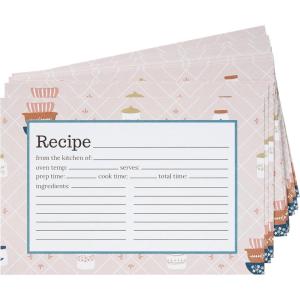 image:imageCR Gibson Recipe Cards  4 x 6 Double Sided Blank Kitchen Recipe Card Set 40Count Vintage BakewareVintage Bakeware