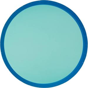 image:imageCR Gibson TW1225056 Kailo Chic Disposable Paper Dinner Plate Set for Parties 105 Diameter Lavender and Orange 8pcsBlue