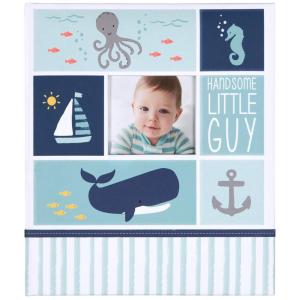 image:imageCarters B014074 Blue Nautical First 5 Years Loose Leaf Baby Memory Book for Boys 64 PagesLoose Leaf Memory Book