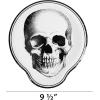 image:imageCR Gibson Apothecary Halloween Dinner Plates DieCut Skull 8 CountApothecary Skull