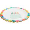 image:imageCR Gibson Apothecary Halloween Dinner Plates DieCut Skull 8 CountMulticolor