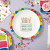 image:imageCR Gibson Apothecary Halloween Dinner Plates DieCut Skull 8 CountMulticolor