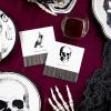 image:imageCR Gibson Assorted Beverage Napkin Apothecary Halloween  DieCut Fringe Border Black Foil Accents 20Count 5