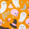 image:imageCR Gibson Guest Dinner 3Ply Napkins Boo Halloween  Scallop Edge Holographic Foil Accents 16Count 425 x 8Ghost