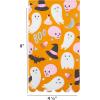 image:imageCR Gibson Guest Dinner 3Ply Napkins Boo Halloween  Scallop Edge Holographic Foil Accents 16Count 425 x 8Ghost