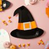 image:imageCR Gibson Halloween Lunch Plates Boo DieCut Witch Hat Shape Paper Plates 8Count 8Traditional