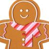 image:imageCR Gibson Lunch Napkin Apothecary Halloween Poison Bottle  Die Cut Black Foil Accents 20Count 65Gingerbread Man