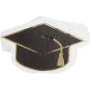 image:imageCR Gibson Lunch Napkin Apothecary Halloween Poison Bottle  Die Cut Black Foil Accents 20Count 65Graduation Cap