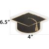 image:imageCR Gibson Lunch Napkin Apothecary Halloween Poison Bottle  Die Cut Black Foil Accents 20Count 65Graduation Cap