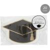 image:imageCR Gibson Lunch Napkin Apothecary Halloween Poison Bottle  Die Cut Black Foil Accents 20Count 65Graduation Cap